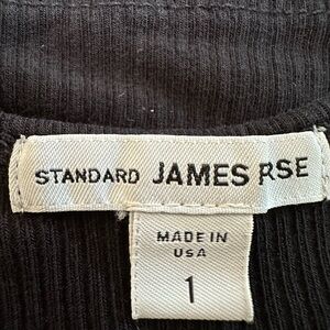 James Perse Black Tank Top size 1